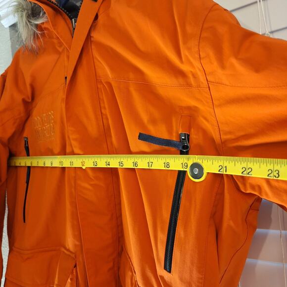 Linblad Expedition Size M Orange Hooded Coat Antartica Layering System - Picture 7 of 10